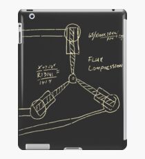 Flux Capacitor Drawing - Light iPad Case/Skin