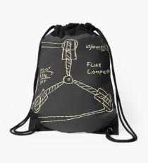 Flux Capacitor Drawing - Light Drawstring Bag