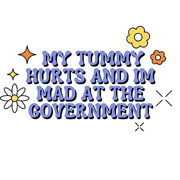 Artwork thumbnail, My Tummy Hurts And Im Mad At The Government by vicorrin