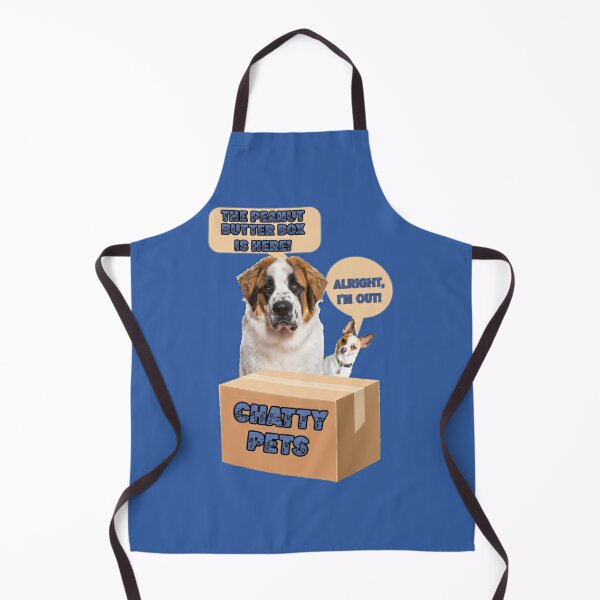 The Peanut Butter Box Is Here: Doggy Duo Version Funny St. Bernard Dog  Commercial Humor Pet Mat for Sale by JoyOfHopeStore