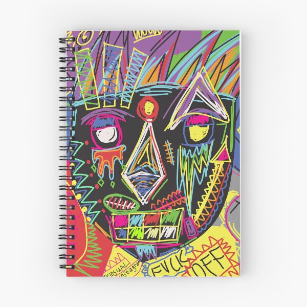 Item preview, Funky Abstract Style Art Face with Dots and Stripes Posters for decoration, mummy posters designed and sold by Axel Christian.