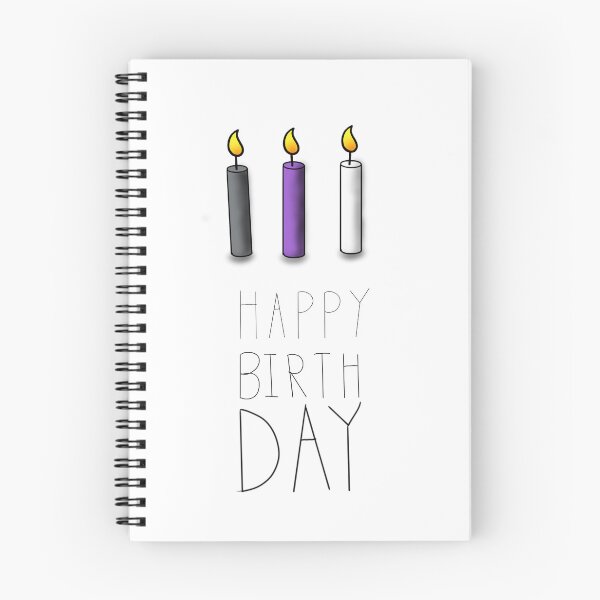 Item preview, Happy Birthday Nonbinary Candles designed and sold by CrankyAndJaded.