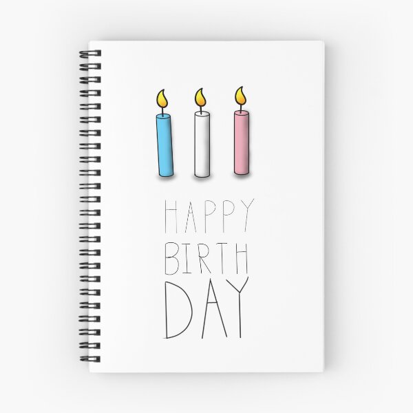 Artikelvorschau, Alles Gute zum Geburtstag Transgender-Kerzen entworfen und verkauft von CrankyAndJaded.