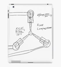 Flux Capacitor Drawing - Dark iPad Case/Skin