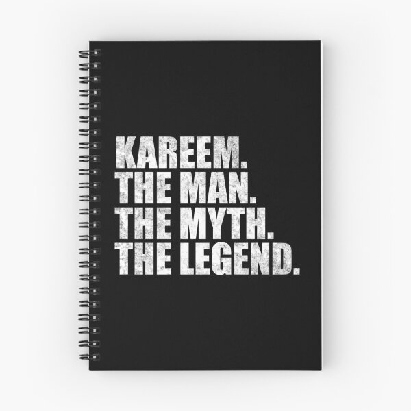 Item preview, Kareem Name Kareem The Man The Myth The legend designed and sold by Teelogic.