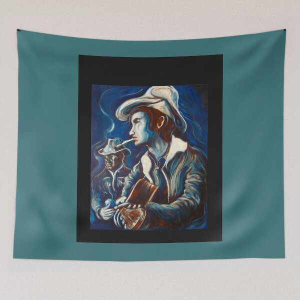 Item preview, Townes Van Zandt Blues Baseball ¾ Sleeve  designed and sold by TillyGardiner.
