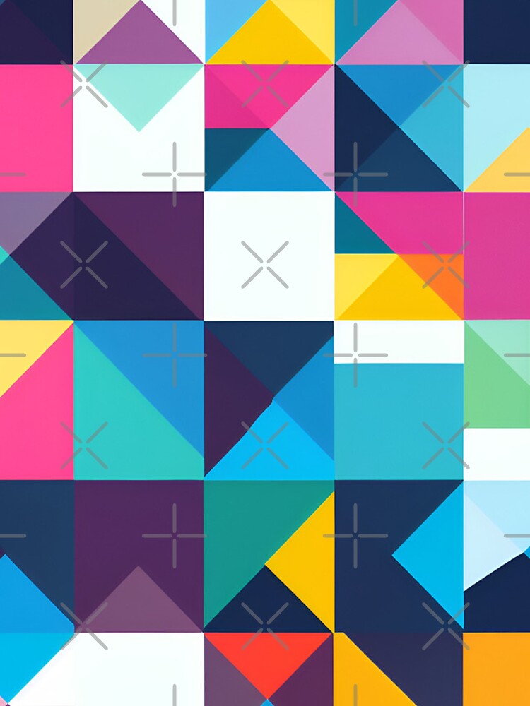 Thumbnail 5 of 5, iPhone Case, Abstract Geometric Creative Shape Pattern designed and sold by mrbread34.