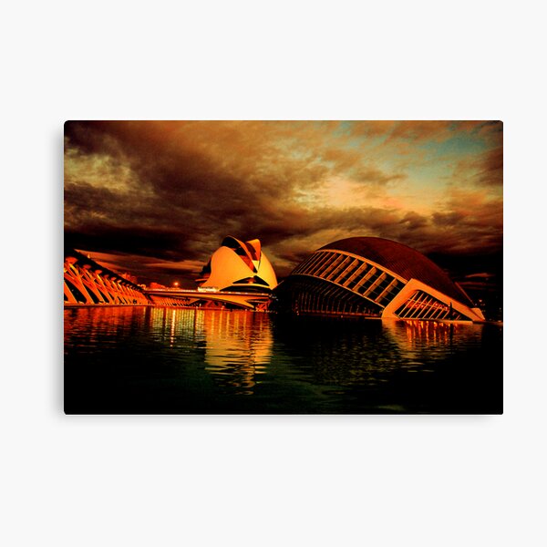Reina Sofia Arts Palace & Hemesferic Museum 0172 Canvas Print
