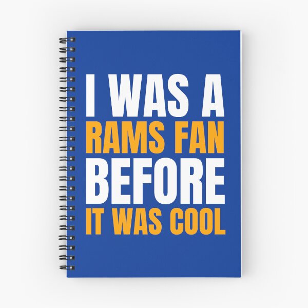 Item preview, I Was a Rams Fan Before I Was Cool Black T-Shirt Los Angeles Football designed and sold by CameronBischoff.