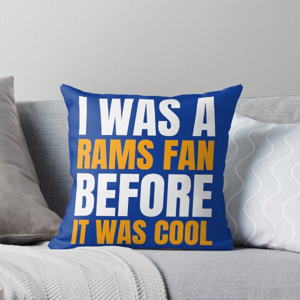 Item preview, I Was a Rams Fan Before I Was Cool Black T-Shirt Los Angeles Football designed and sold by CameronBischoff.