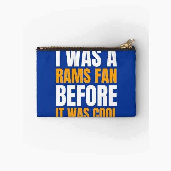 Item preview, I Was a Rams Fan Before I Was Cool Black T-Shirt Los Angeles Football designed and sold by CameronBischoff.