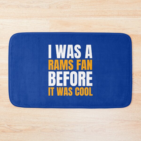 Item preview, I Was a Rams Fan Before I Was Cool Black T-Shirt Los Angeles Football designed and sold by CameronBischoff.