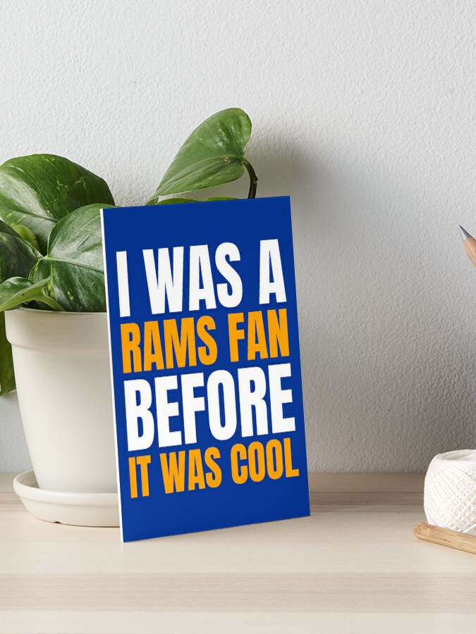 Rams helmet on high Art Board Print by elcarnero