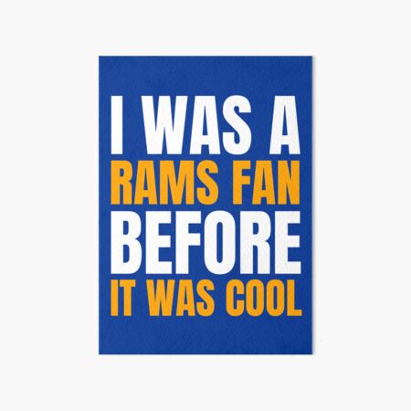 Rams helmet on high Art Board Print by elcarnero