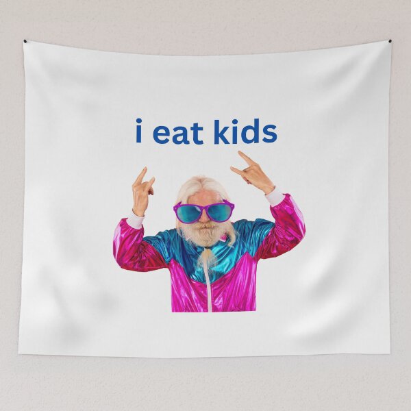 Item preview, i eat kids funny designed and sold by xkiyal Art.
