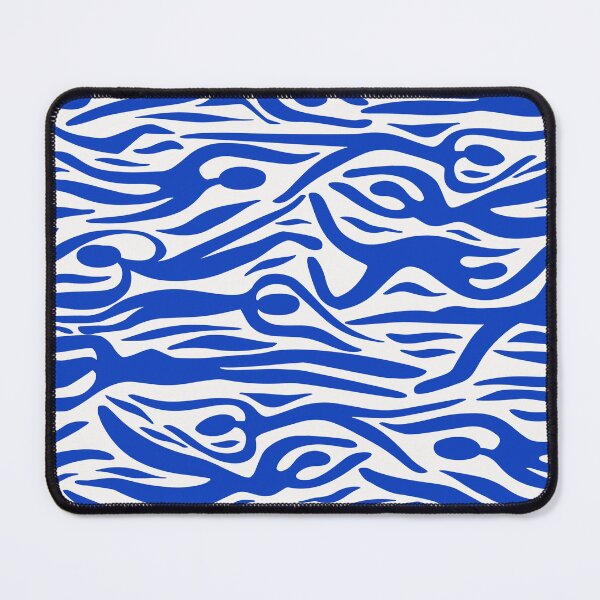 Item preview, Matisse minimal blue pattern designed and sold by ReneMagritteArt.