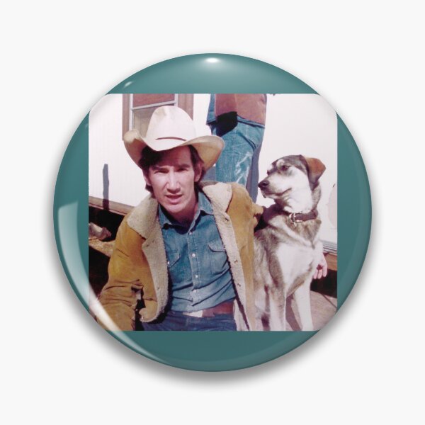 Item preview, Townes Van Zandt and dog Classic designed and sold by TillyGardiner.