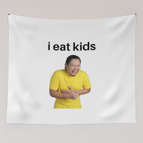 Item preview, i eat kids funny  designed and sold by xkiyal Art.