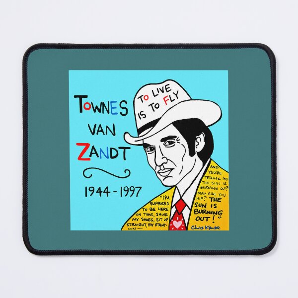 Item preview, Townes van Zandt Pop Folk Art Classic  designed and sold by TillyGardiner.