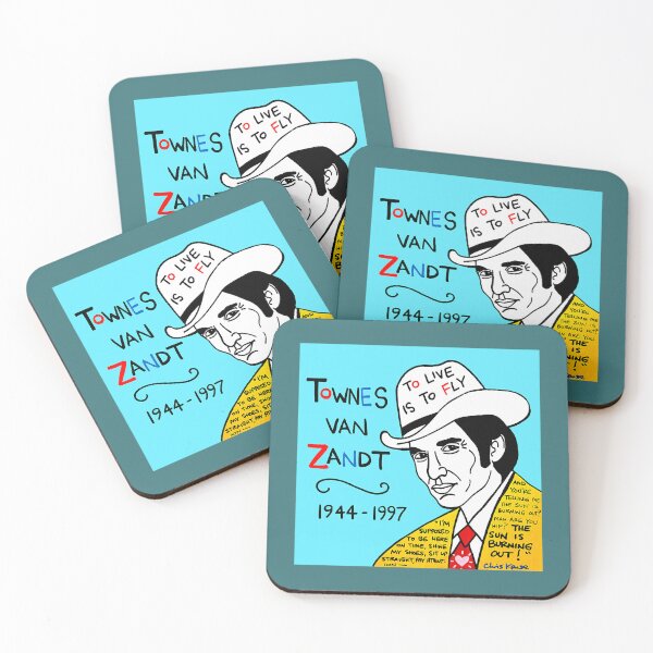 Item preview, Townes van Zandt Pop Folk Art Classic  designed and sold by TillyGardiner.