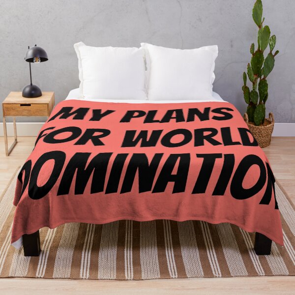 Item preview, My Plans For World Domination designed and sold by Sour Soul.