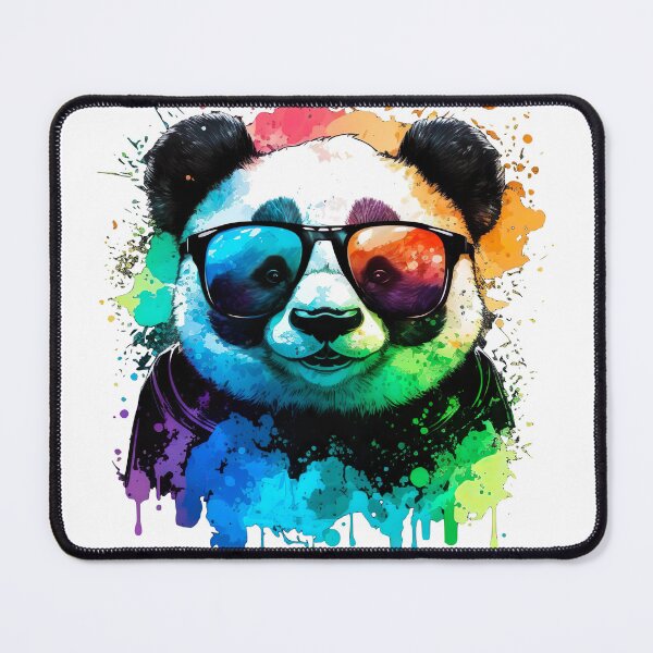 Item preview, Cute Fun Panda Color Mix with Sunglasses Design designed and sold by ArtfulAmbitions.