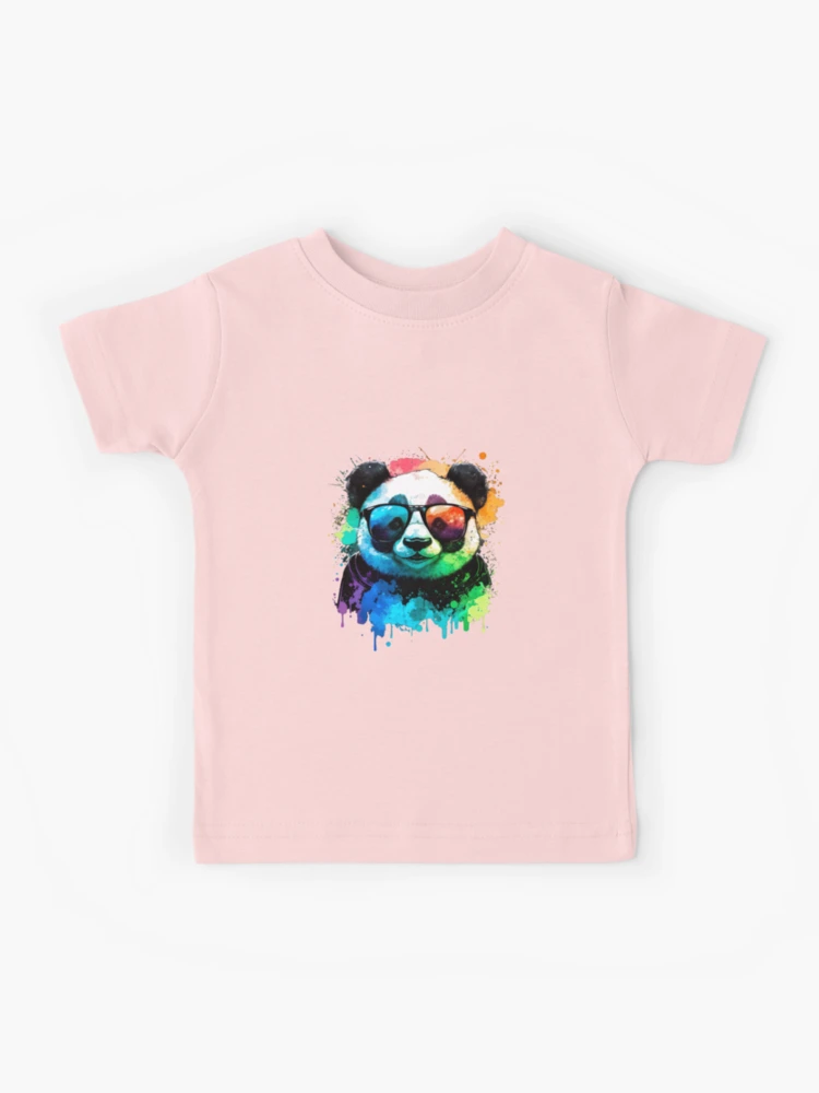Cute Fun Panda Color Mix with Sunglasses Design