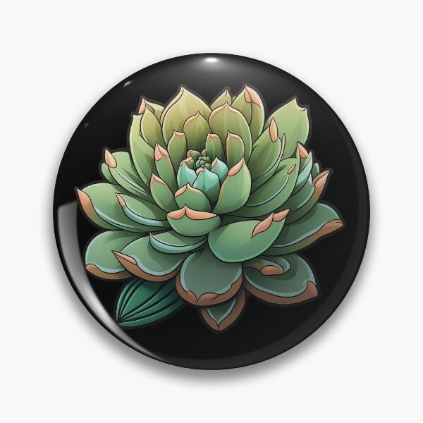 Item preview, Beautiful Green Succulent Greenery Flowers designed and sold by My-Magic-World.