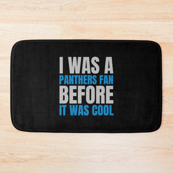 Item preview, I Was a I was A Panthers Fan Before I Was Cool Black T-Shirt Carolina Football designed and sold by CameronBischoff.