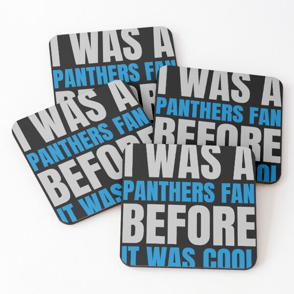 Item preview, I Was a I was A Panthers Fan Before I Was Cool Black T-Shirt Carolina Football designed and sold by CameronBischoff.