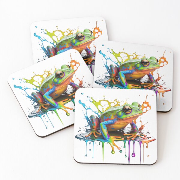 Item preview, Paint Splatter Frog designed and sold by ayladesignz.