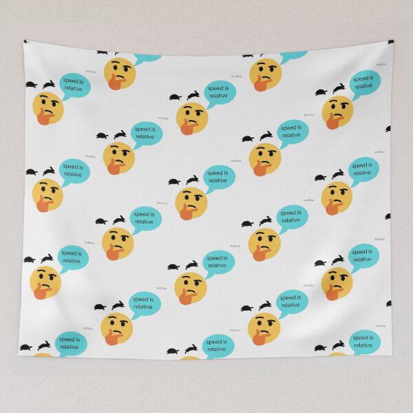 Item preview, Speed is relative - funny designed and sold by MeanMachine603.