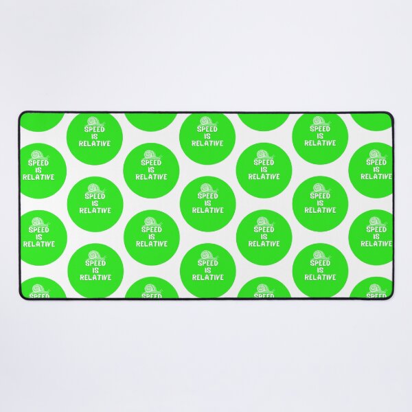 Item preview, Speed is Relative Green Snail designed and sold by MeanMachine603.
