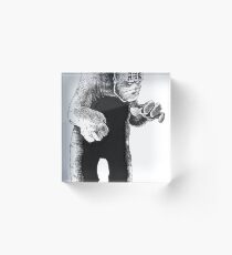 The Golem (ink drawing) Acrylic Block