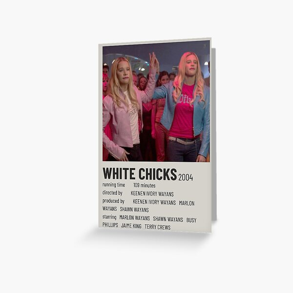 White Chicks Polaroid Poster  White chicks, Iconic movie posters, Movie  posters minimalist