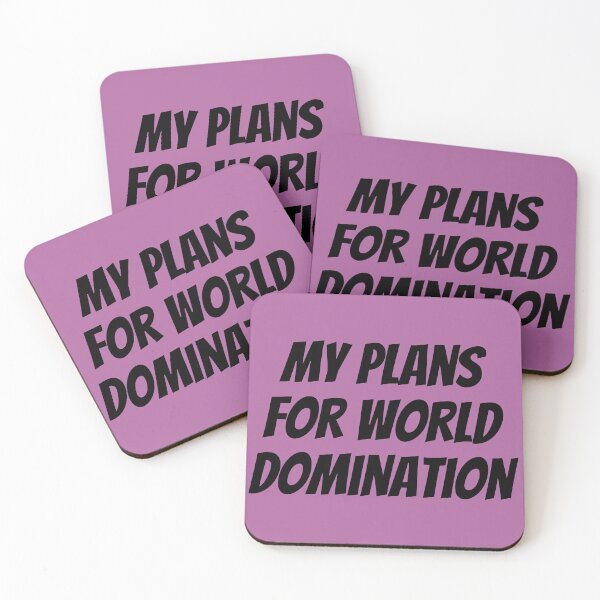 Item preview, My Plans For World Domination Diary designed and sold by Sour Soul.