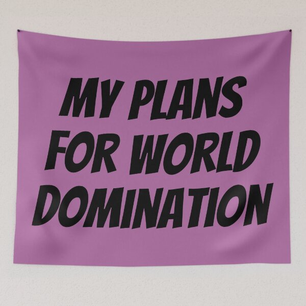 Item preview, My Plans For World Domination Diary designed and sold by Sour Soul.