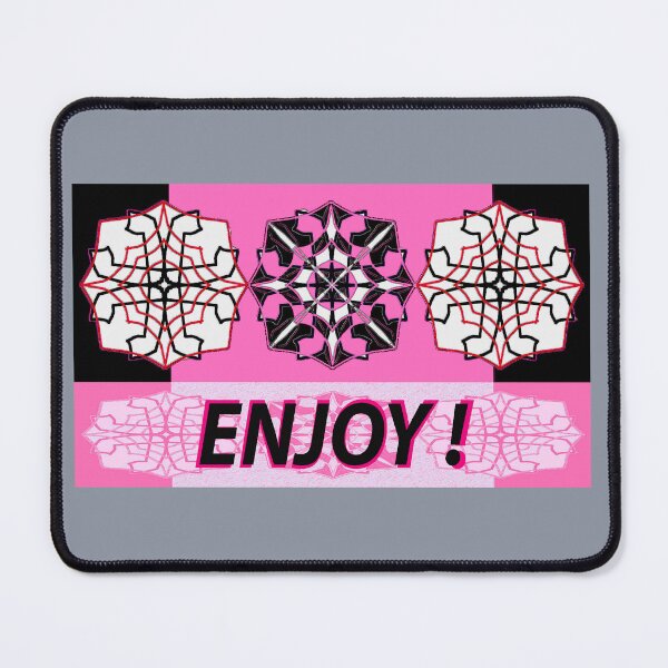 Item preview, Pink Enjoy Marvellous Mauve Mirrorart designed and sold by KazM.