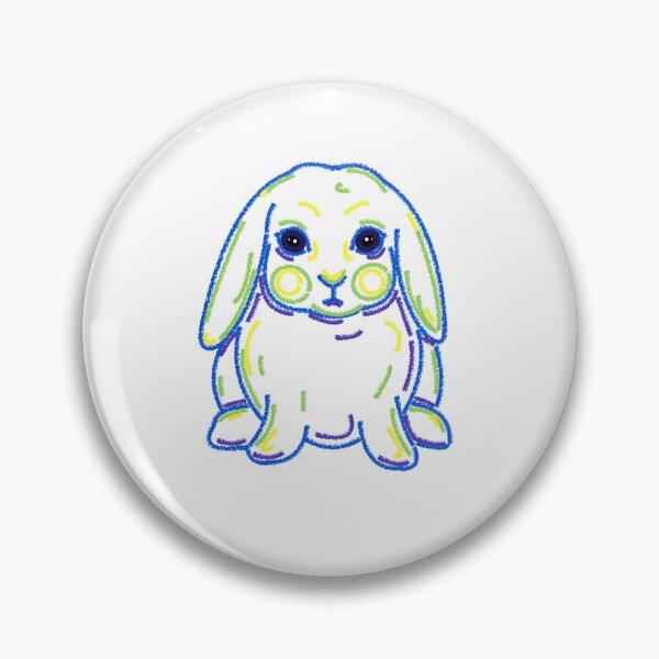 Item preview, Colorful Lop Rabbit  designed and sold by mostlyrabbits.