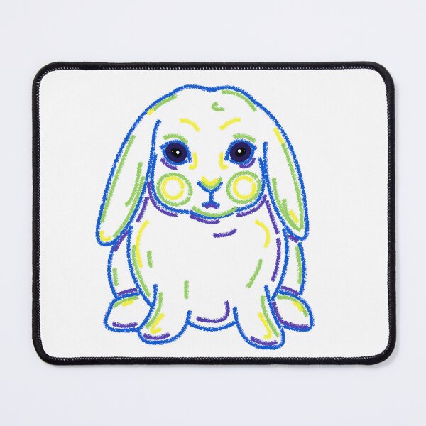 Item preview, Colorful Lop Rabbit  designed and sold by mostlyrabbits.