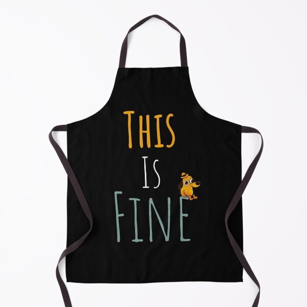 Item preview, "This Is Fine" Meme Design designed and sold by Jester Store.