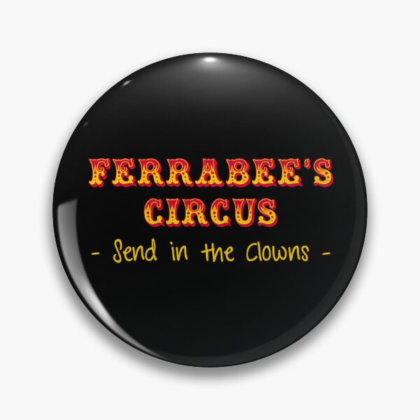 Item preview, Ferrabee’s Circus (Red on Black) designed and sold by PawsitiveMum3.