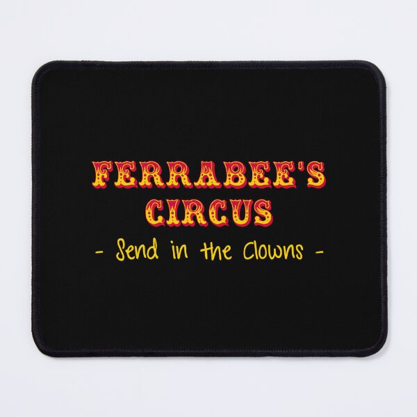 Item preview, Ferrabee’s Circus (Red on Black) designed and sold by PawsitiveMum3.