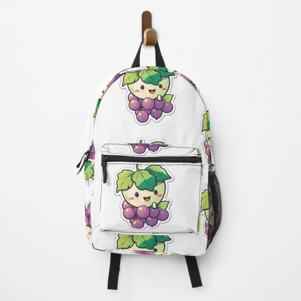 Item preview, Purps the Grape - Kawaii Emoji Sticker Art, Kawaii Art, Laptop Sticker, Water Bottle Sticker, Kawaii Stickers designed and sold by zookawaii.
