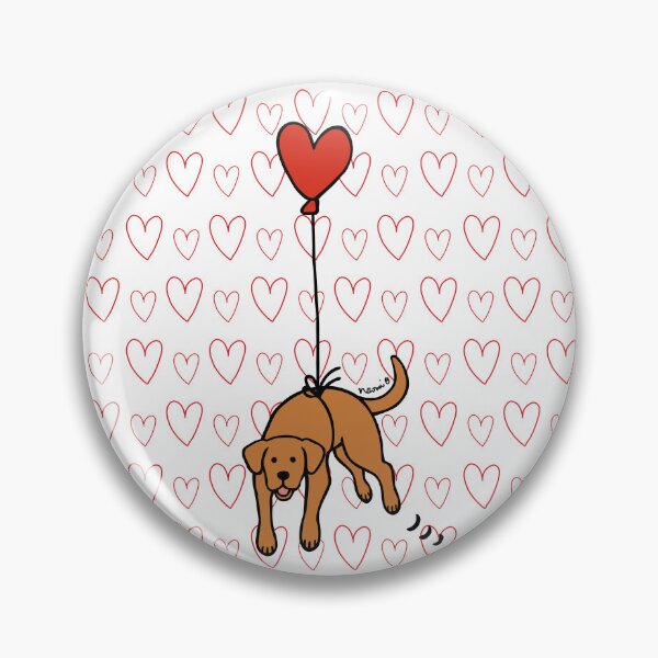 Item preview, Fox Red Labrador Floating in the Air designed and sold by HappyLabradors.