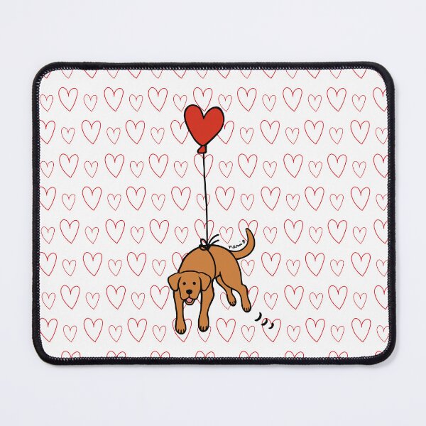 Item preview, Fox Red Labrador Floating in the Air designed and sold by HappyLabradors.