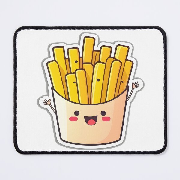 Item preview, Frenchy Fries - Kawaii Emoji Sticker Art, Kawaii Art, Laptop Sticker, Water Bottle Sticker, Kawaii Stickers designed and sold by zookawaii.