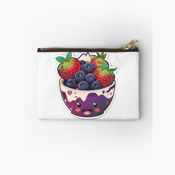 Item preview, Fruity Bowl - Kawaii Emoji Sticker Art, Kawaii Art, Laptop Sticker, Water Bottle Sticker, Kawaii Stickers designed and sold by zookawaii.