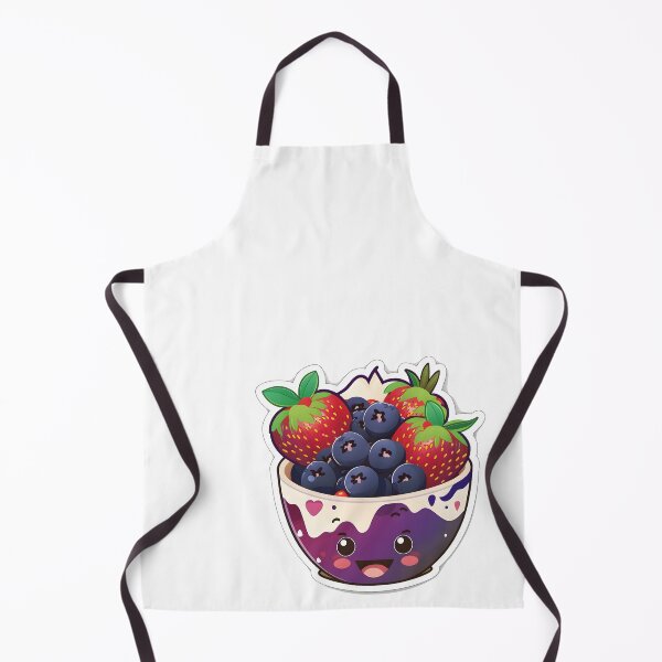 Item preview, Fruity Bowl - Kawaii Emoji Sticker Art, Kawaii Art, Laptop Sticker, Water Bottle Sticker, Kawaii Stickers designed and sold by zookawaii.