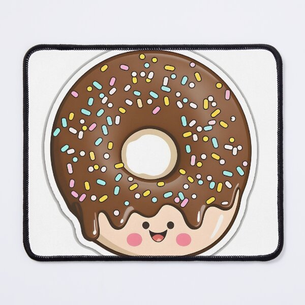 Item preview, Sprinkles the Chocolate Donut - Kawaii Emoji Sticker Art, Kawaii Art, Laptop Sticker, Water Bottle Sticker, Kawaii Stickers designed and sold by zookawaii.